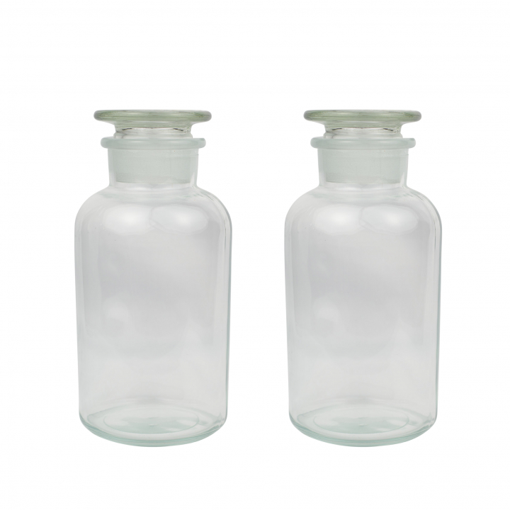 2-pack of glass jars 1000ml in clear glass in the group SHOP / OTHER PRODUCTS at Månses Design (1750BB)