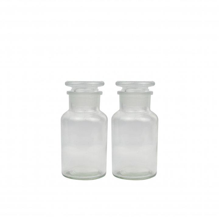 2-pack of glass jars in clear glass in the group SHOP / OTHER PRODUCTS at Månses Design (1750FT)