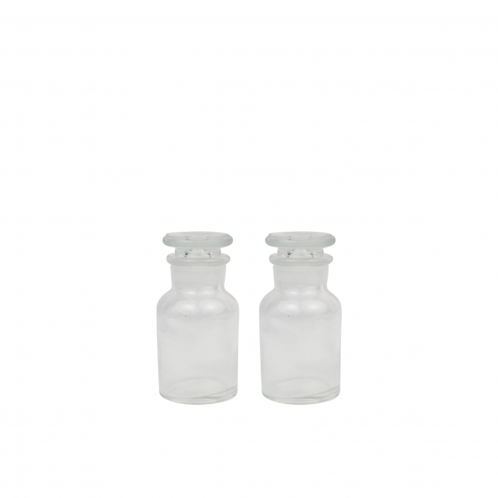 2-pack of glass jars 30ml in clear glass in the group SHOP / OTHER PRODUCTS at Månses Design (1750HT)