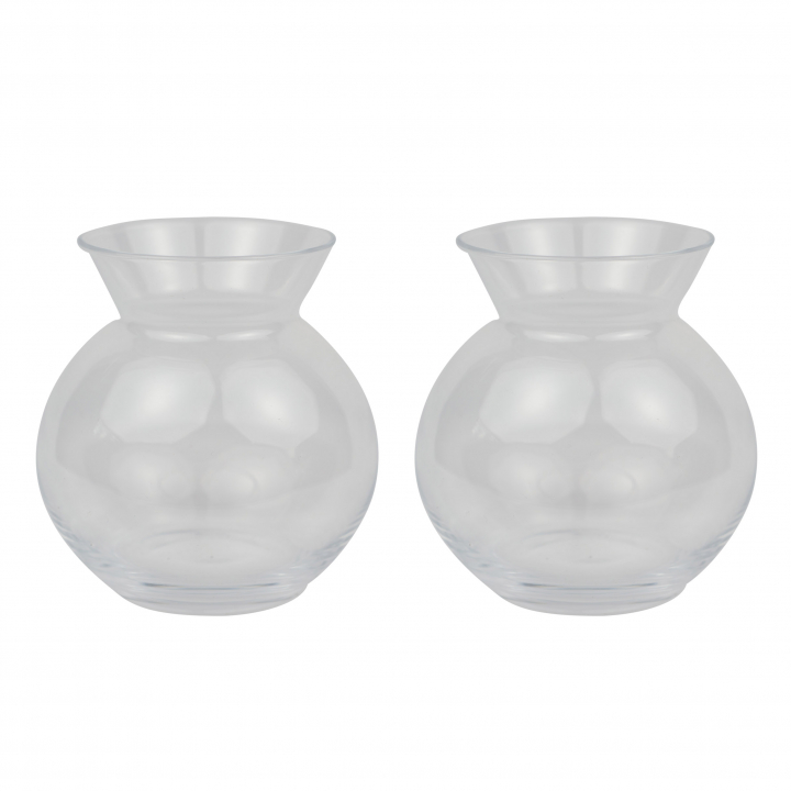 2-pack of glass vases in clear glass in the group SHOP / OTHER PRODUCTS at Månses Design (1751BC)