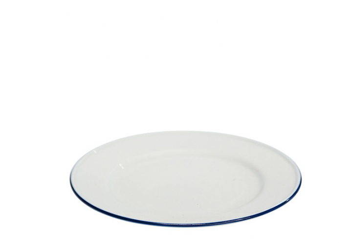 Plate 26,5cm blue line in the group COLLECTIONS / OVANÅKER BLUE at Månses Design (800RI)