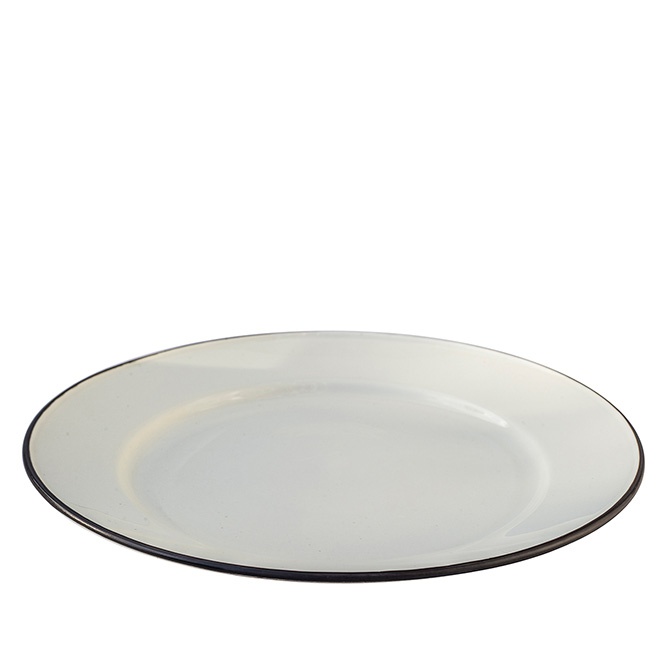 Chop plate round Ovanåker brown line in the group SHOP / SAUCER / PLATTER at Månses Design (960a)