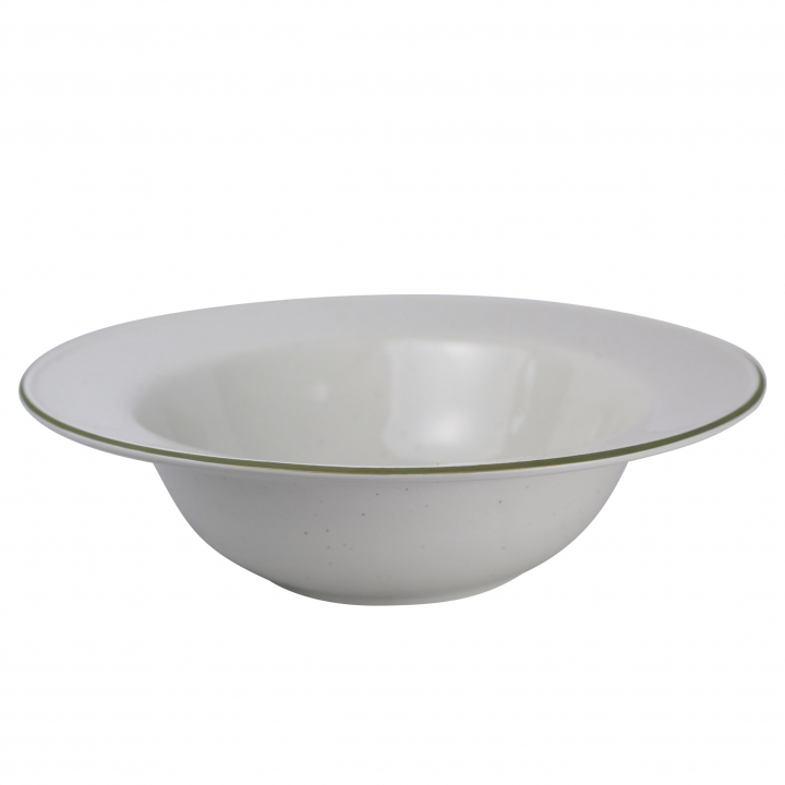 Big bowl green line in the group SHOP / BOWLS at Månses Design (980C)