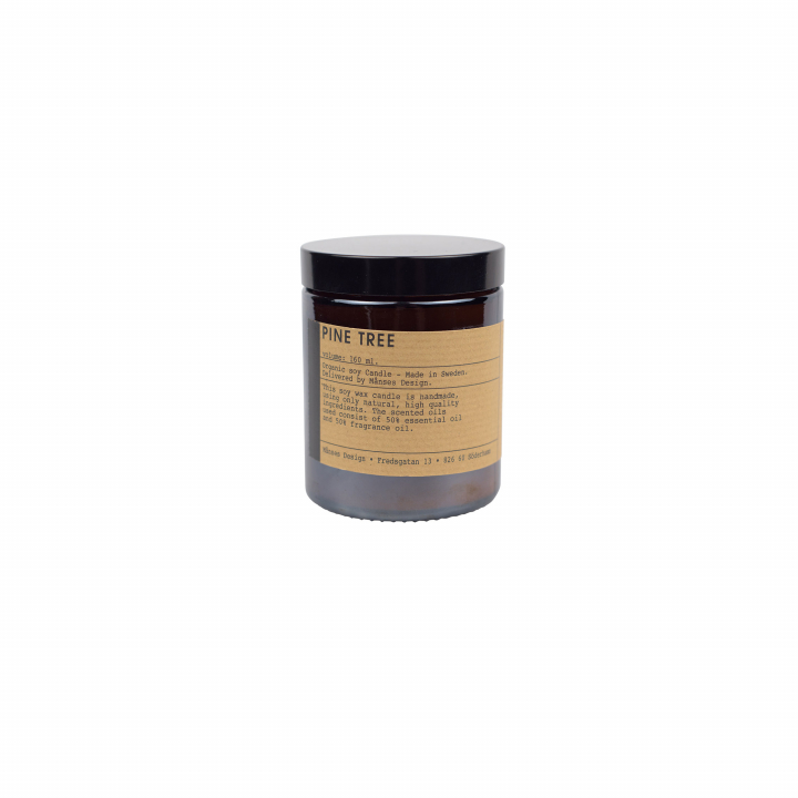 Organic soy Candle Pine tree 160ml  in the group SHOP / OTHER PRODUCTS at Månses Design (B103)