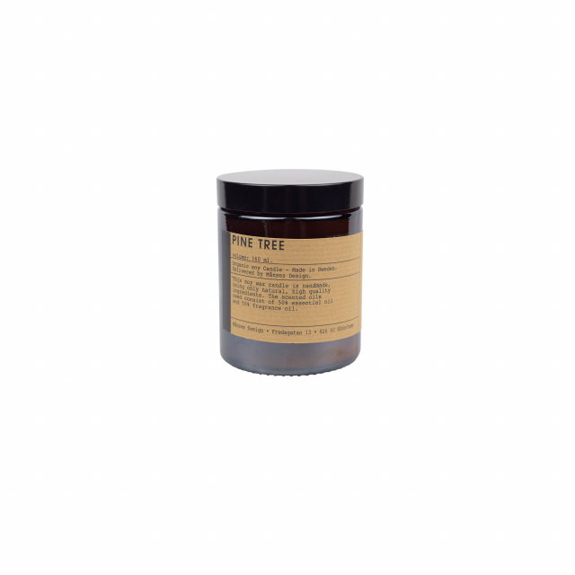 Organic soy Candle Pine tree 160ml 