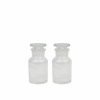 2-pack of glass jars 60ml in clear glass