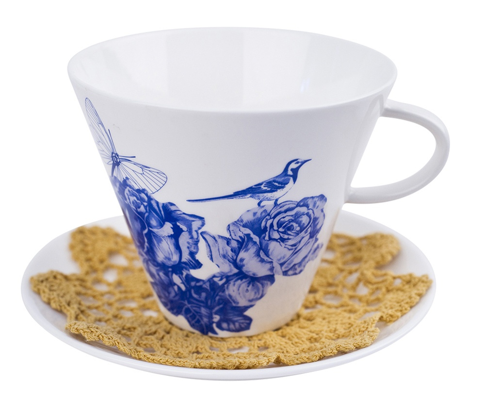 Cotton Coaster medium 6-pack white