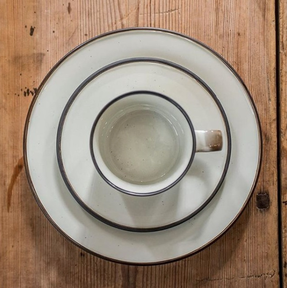 Plate 16cm ovanåker Brown line