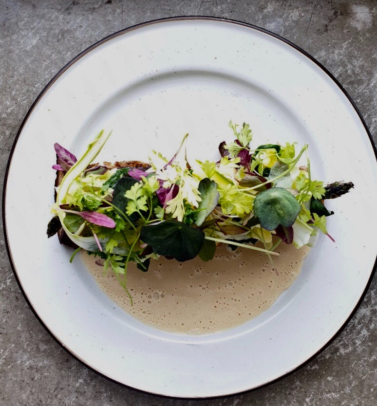 Plate 26,5cm Ovanåker Brown line