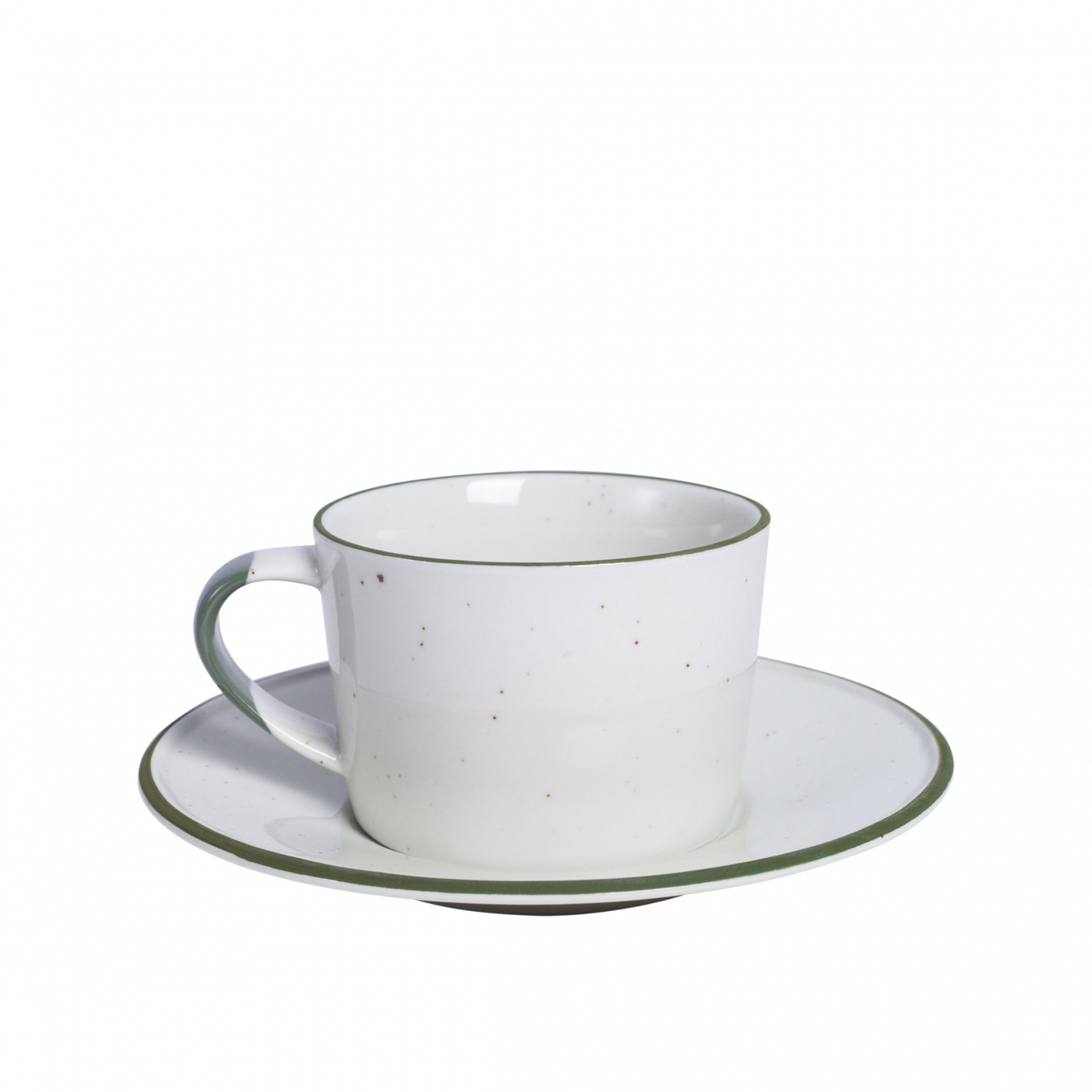 Coffee cup with saucer Ovanåker Green
