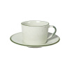 Coffee cup with saucer Ovanåker Green