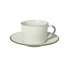 Coffee cup with saucer Ovanåker Green Coffee cup with saucer Ovanåker Green