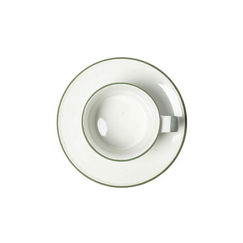 Coffee cup with saucer Ovanåker Green
