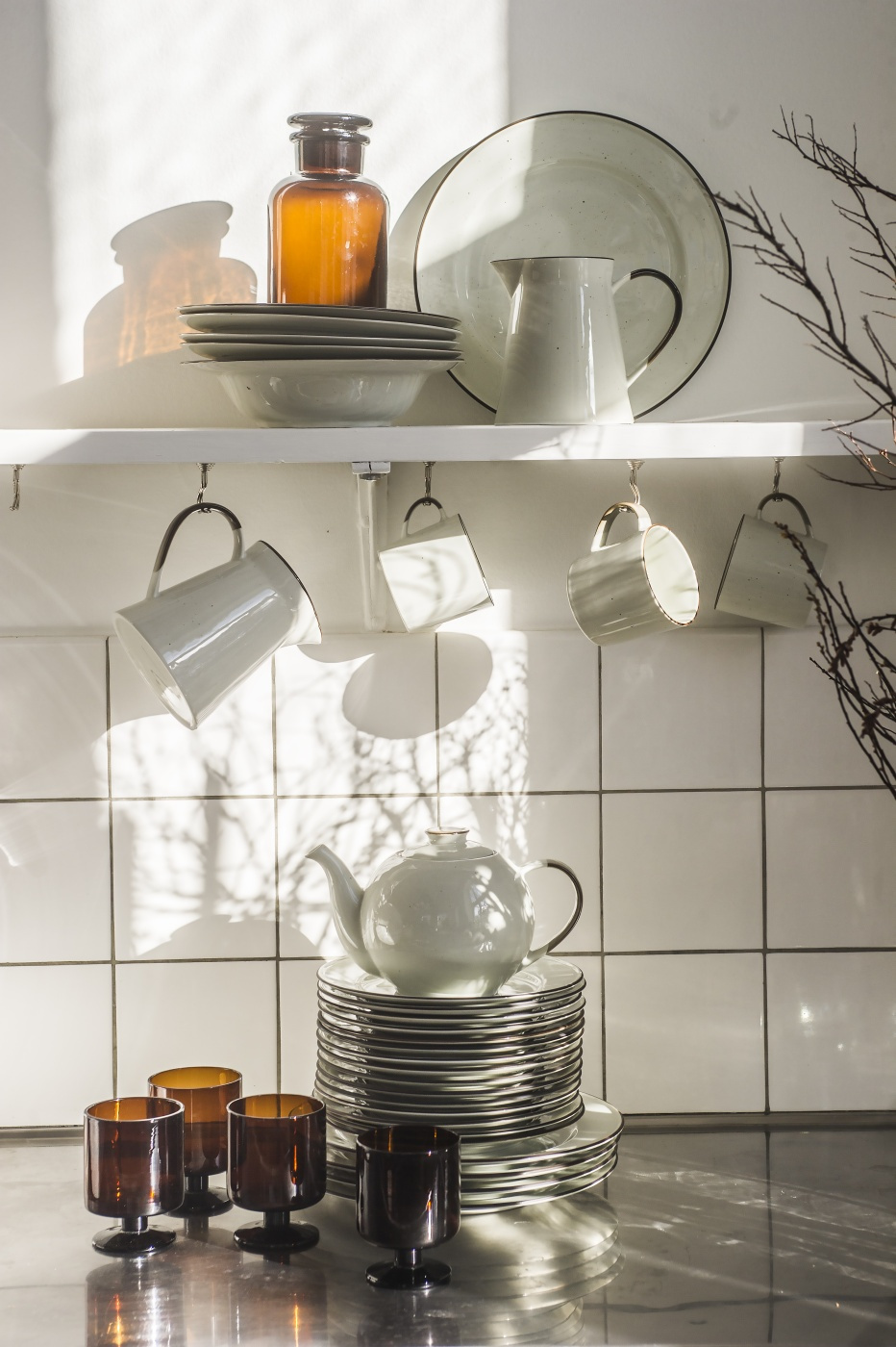 Tea pot Ovanåker Brown