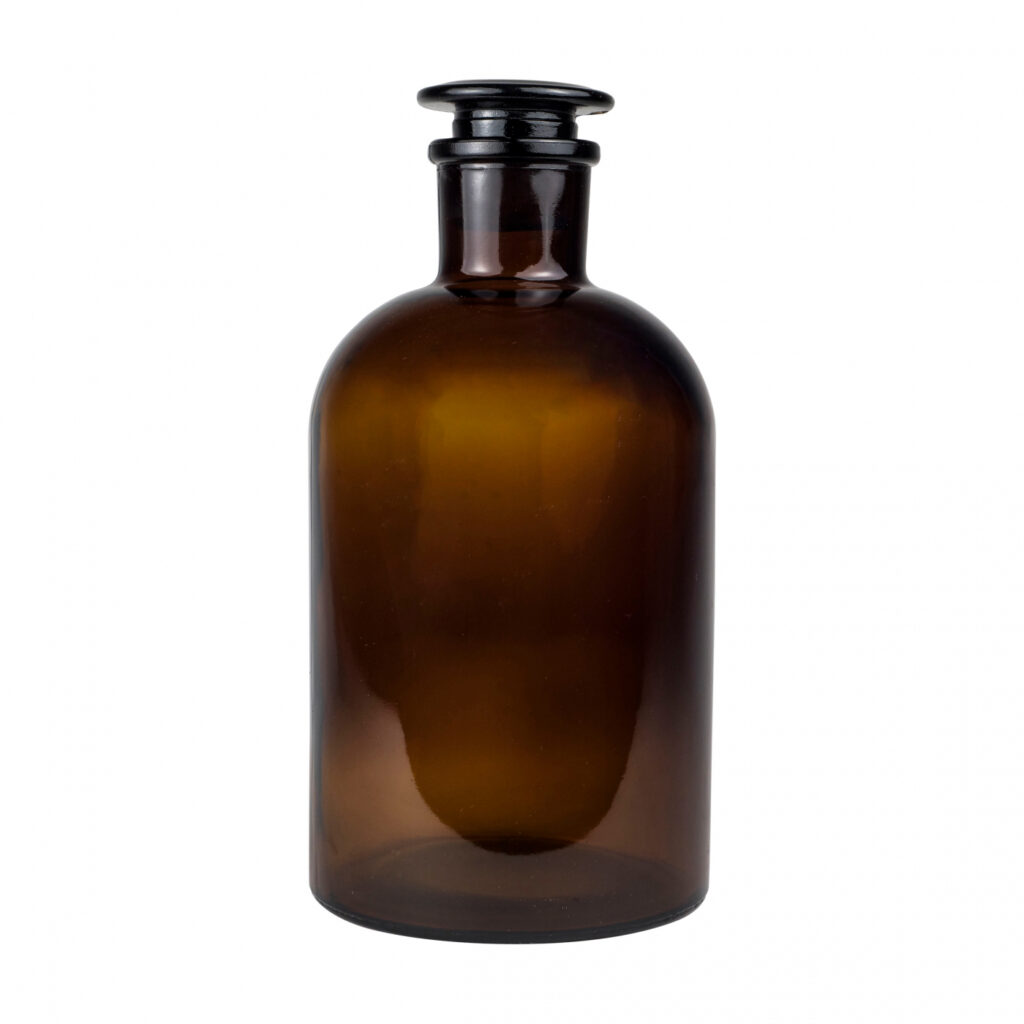 Glass Jar 2500ml amber narrow